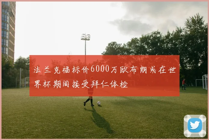 法兰克福标价6000万欧布朗或在世界杯期间接受拜仁体检