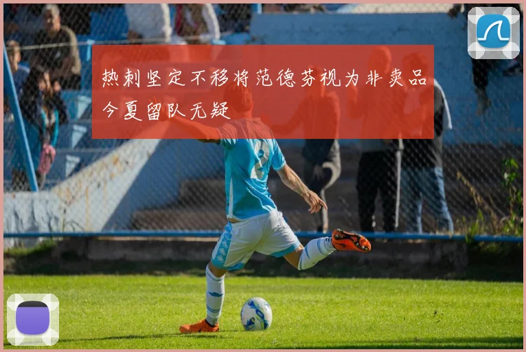 热刺坚定不移将范德芬视为非卖品今夏留队无疑