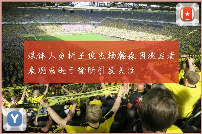 媒体人分析王俊杰杨瀚森困境后者表现或逊于徐昕引发关注